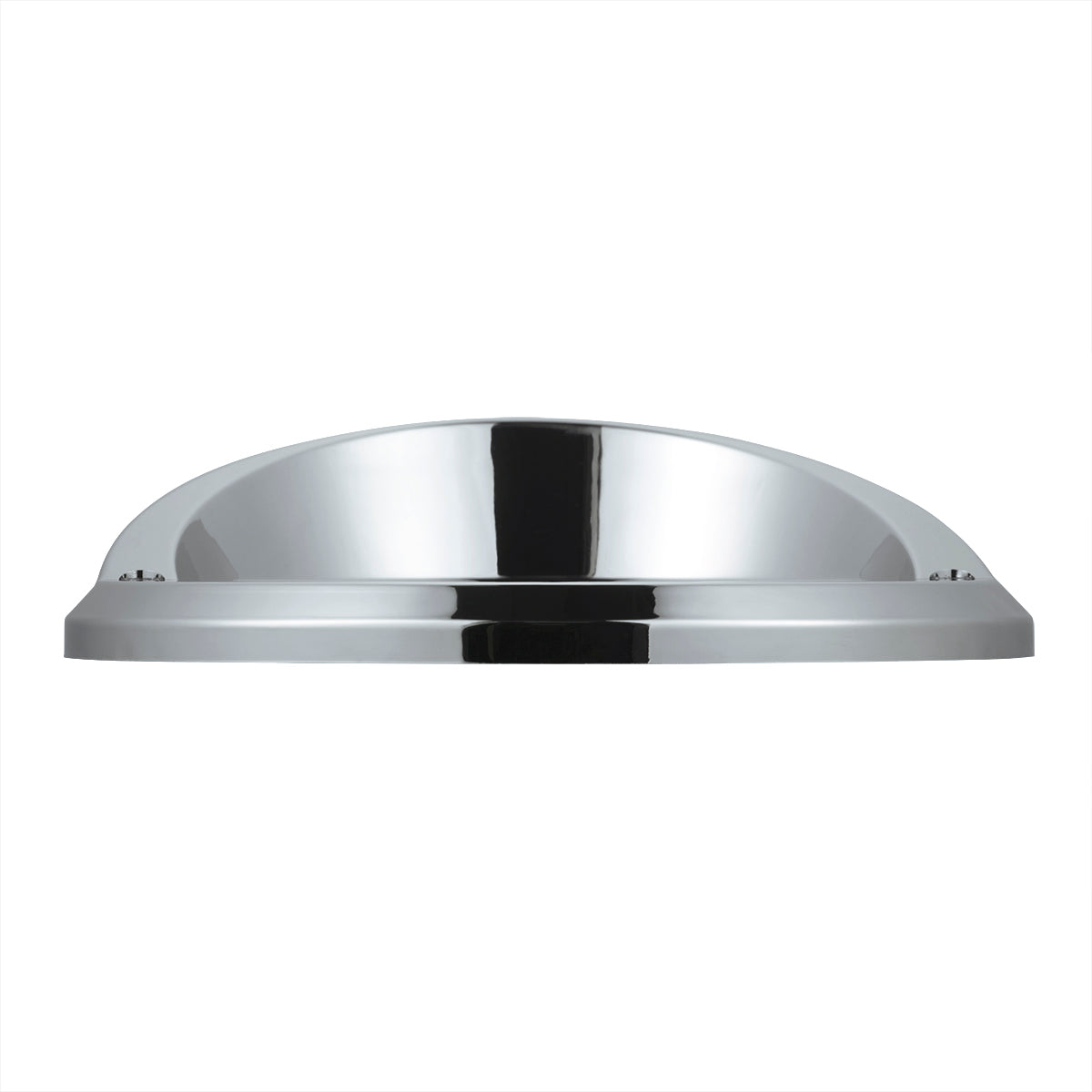 4" Chrome Bezel Light Cover with Visor