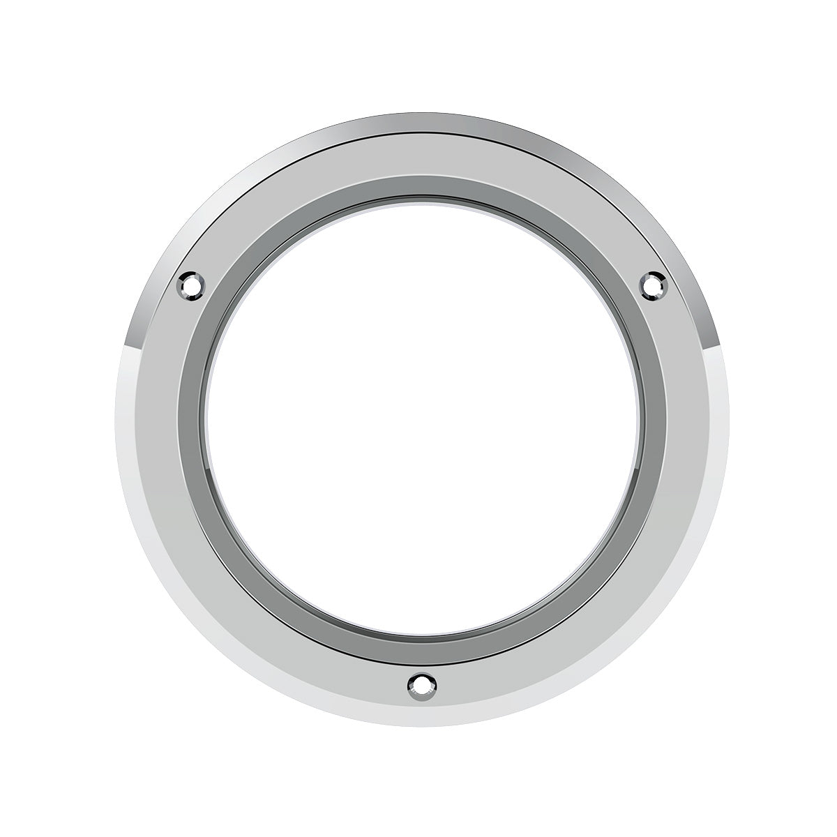 4" Chrome Bezel Light Cover