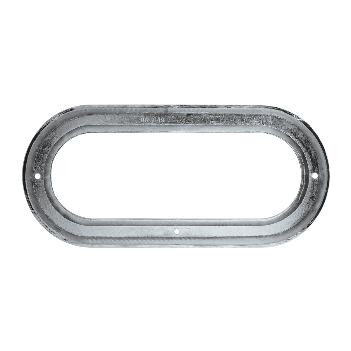 6" Chrome Oval Bezel Light Cover
