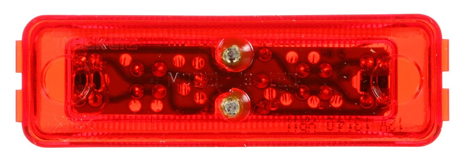 3.75" Red Rectangular Marker Clearance Light