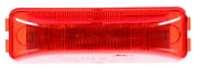 3.75" Red Rectangular Marker Clearance Light