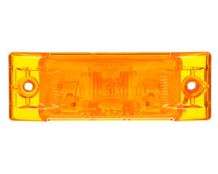 Amber Rectangular Clearance Marker Light INCANDESCENT