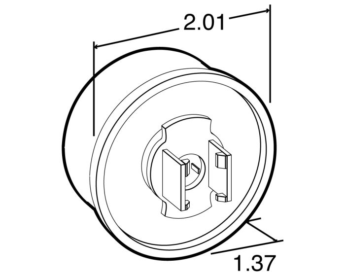 2" Amber LED Clearance Marker Light