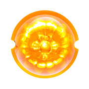 Amber LED Watermelon Flush Mount Light