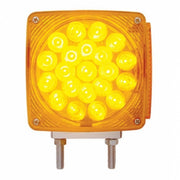 Amber/Red LED Double Face Turn Signal (Driver) Double Post