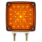 Amber/Red 52 LED Double Face Turn Signal Light (Driver) Double Post