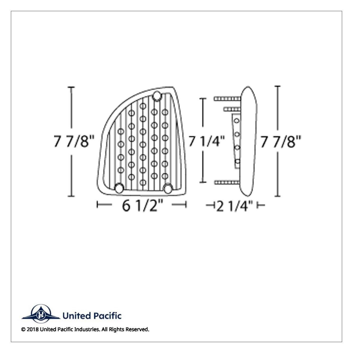 Clear LED Turn Signal Light Driver Side