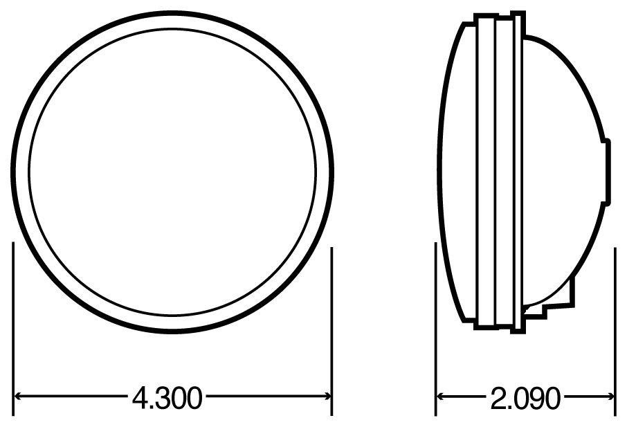 Economy Signal Light S/T/T INCANDESCENT