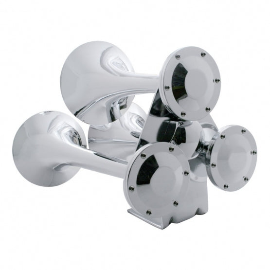 Chrome 3 Trumpets Train Horn