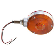 Amber INCANDESCENT Double Face Turn Light Single Post
