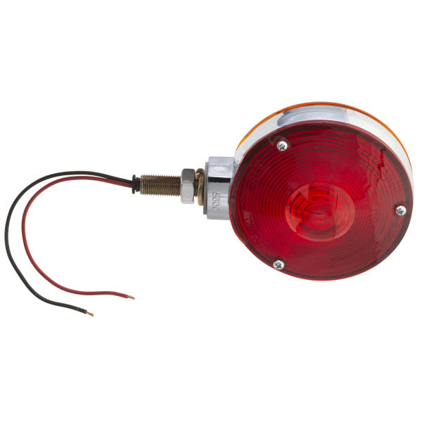 Amber INCANDESCENT Double Face Turn Light Single Post