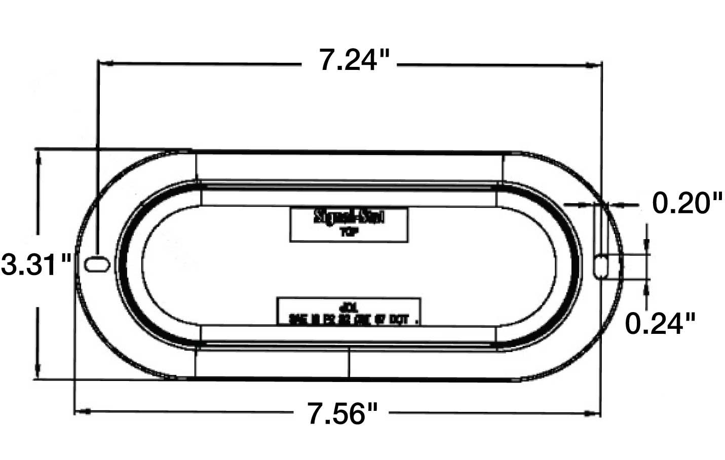 Clear LED Signal Stat Light