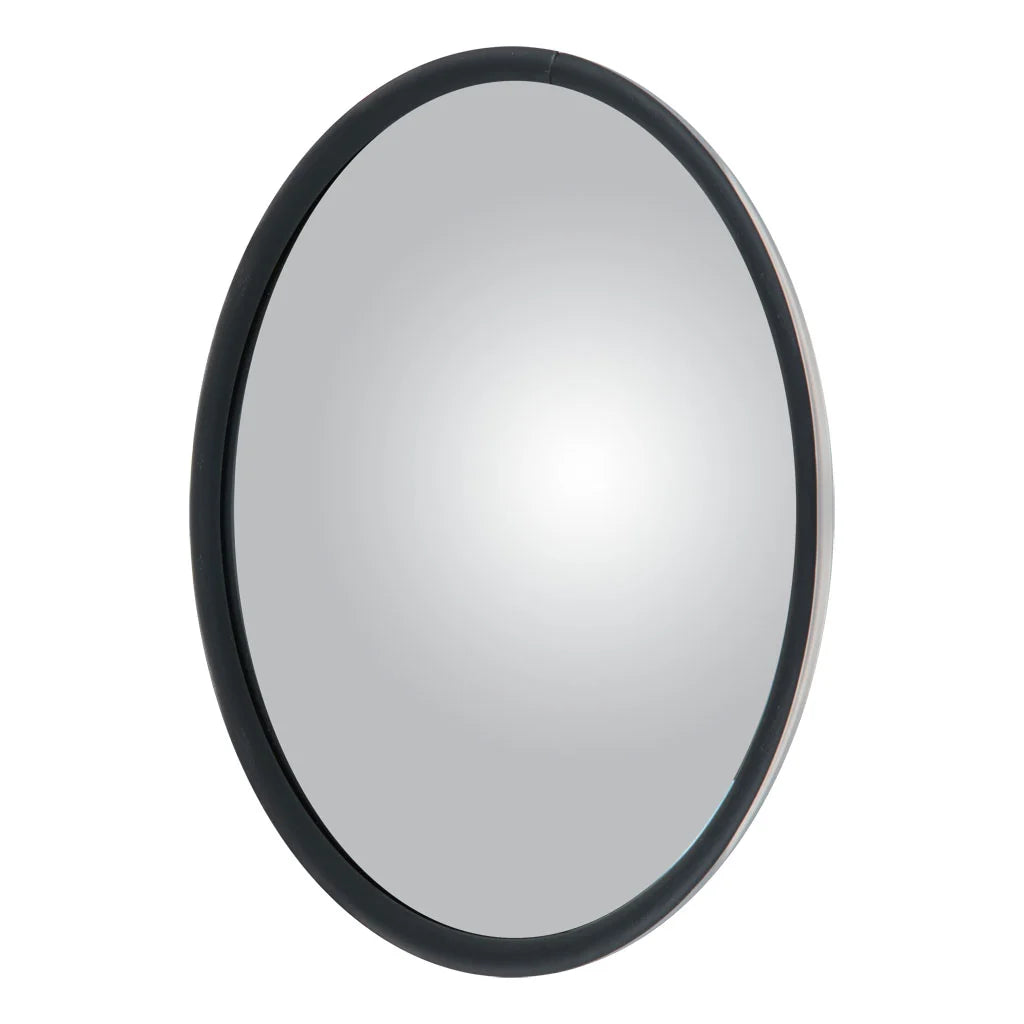 8-1/2" Stainless Offset-Mount Convex Mirror Head with J-Bracket
