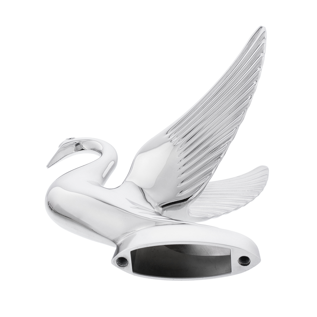 Swan Hood Ornament - Bugler 72001