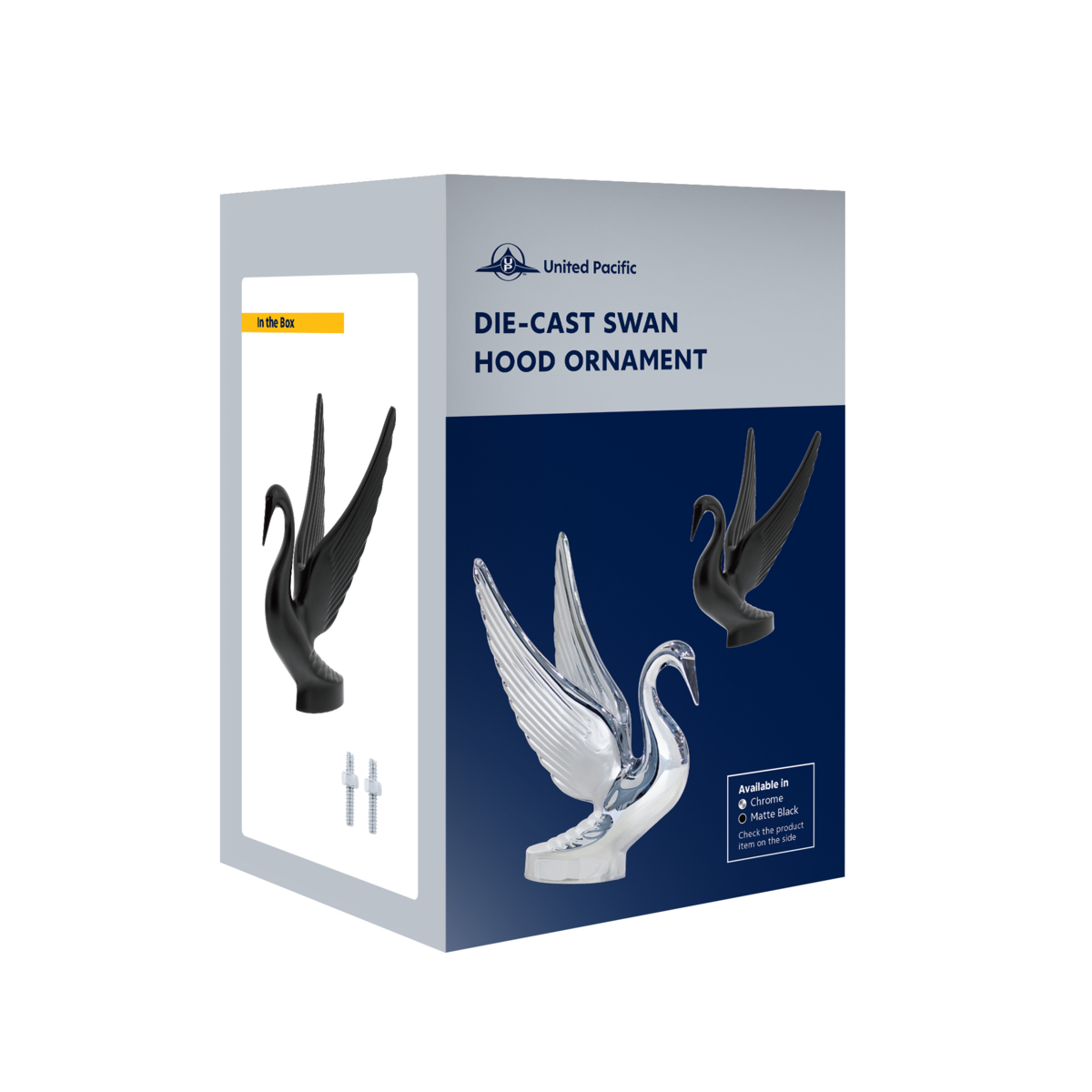 Swan Hood Ornament - Bugler 72001