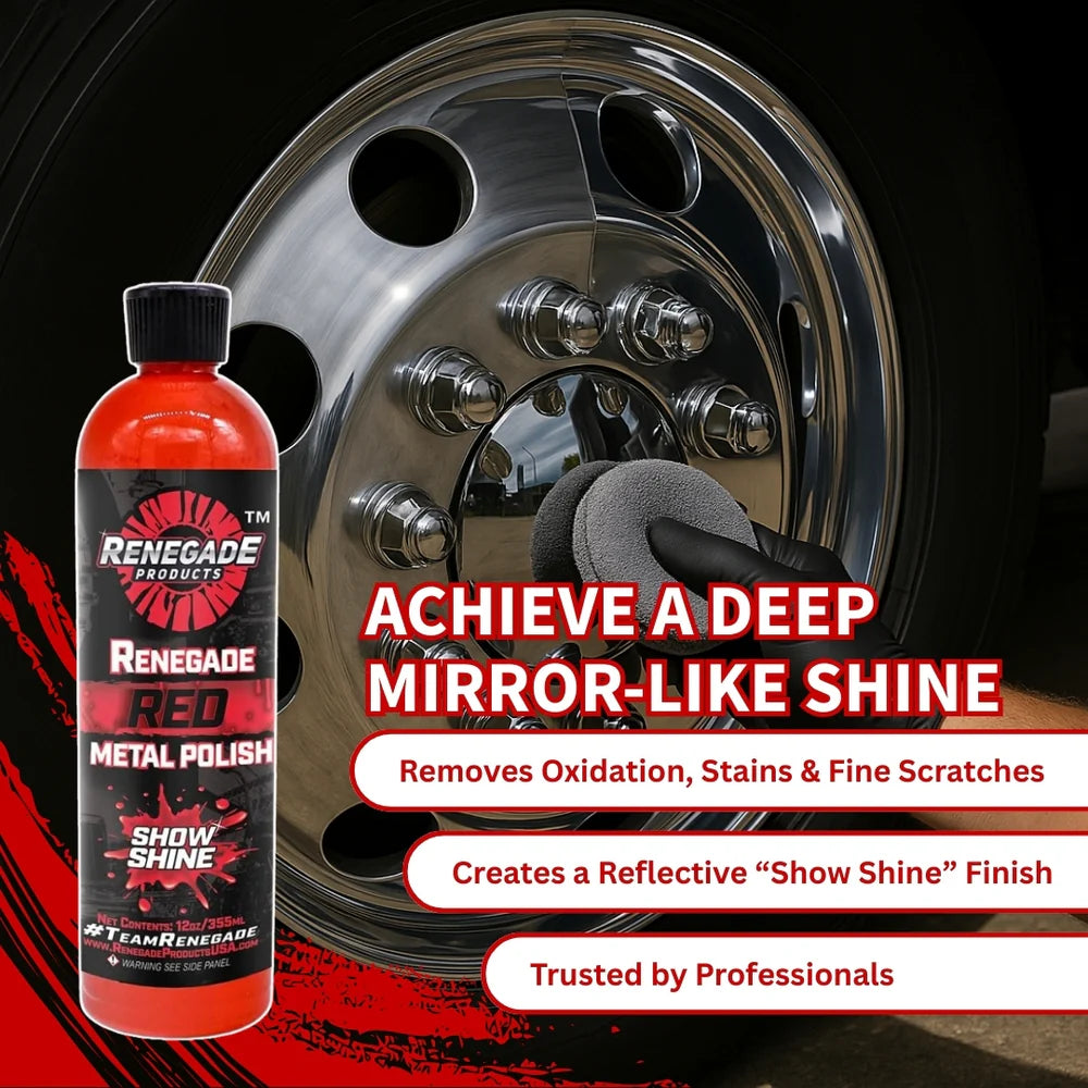 Renegade Red Show Shine Liquid Metal Polish - 12 oz