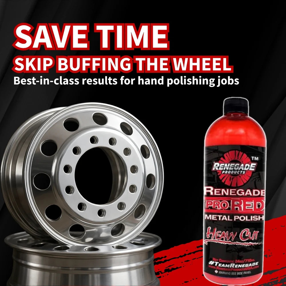 Renegade Pro Red Heavy Cut Metal Polish - 24 oz