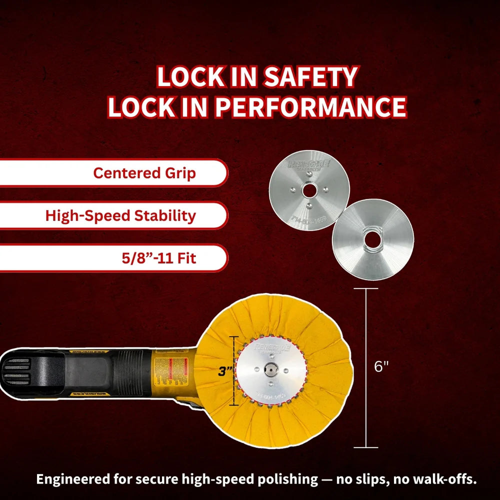 Renegade Insertable Safety Flange (for Buffing Wheels WITH Center Plates)