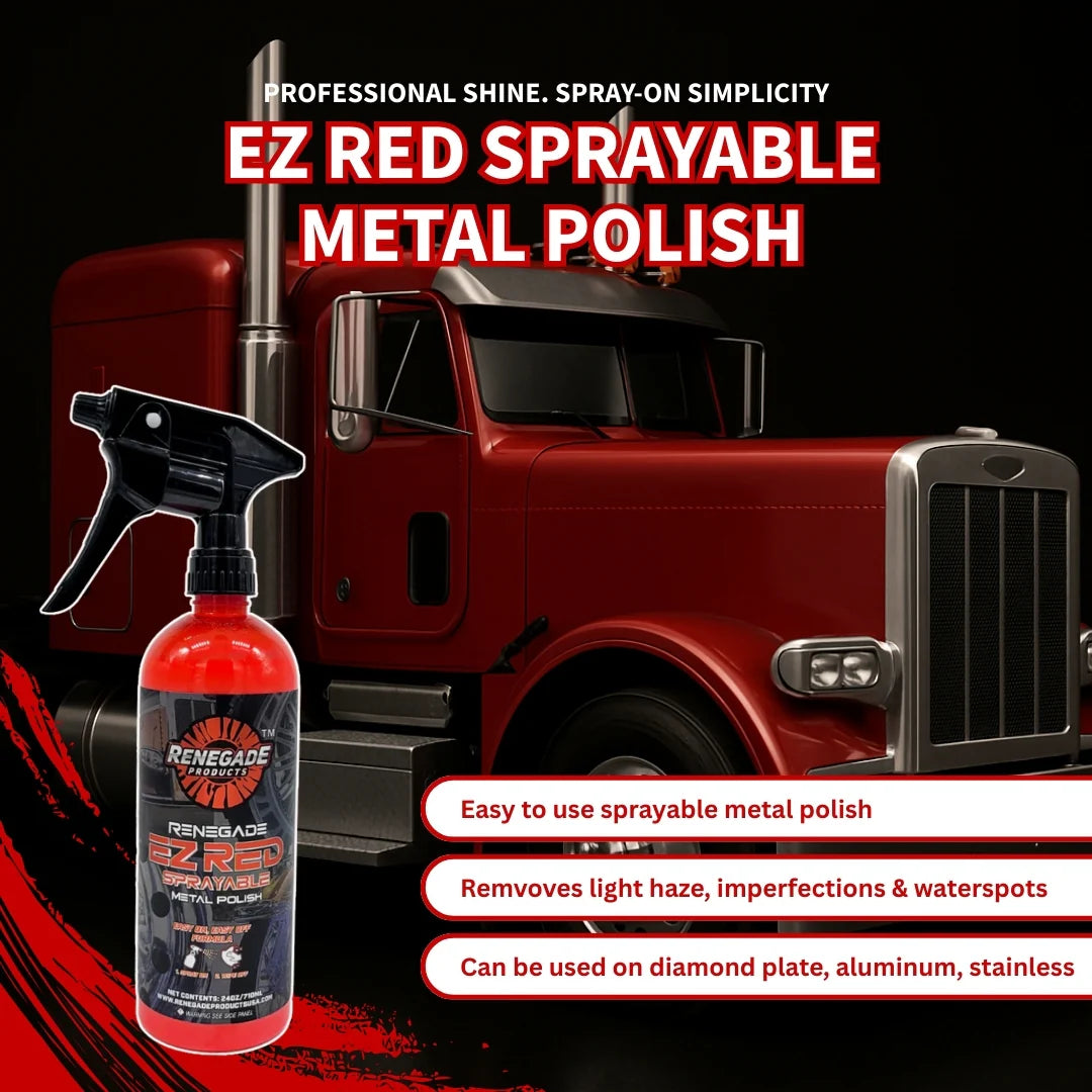Renegade EZ Red Sprayable Metal Polish - 24 oz