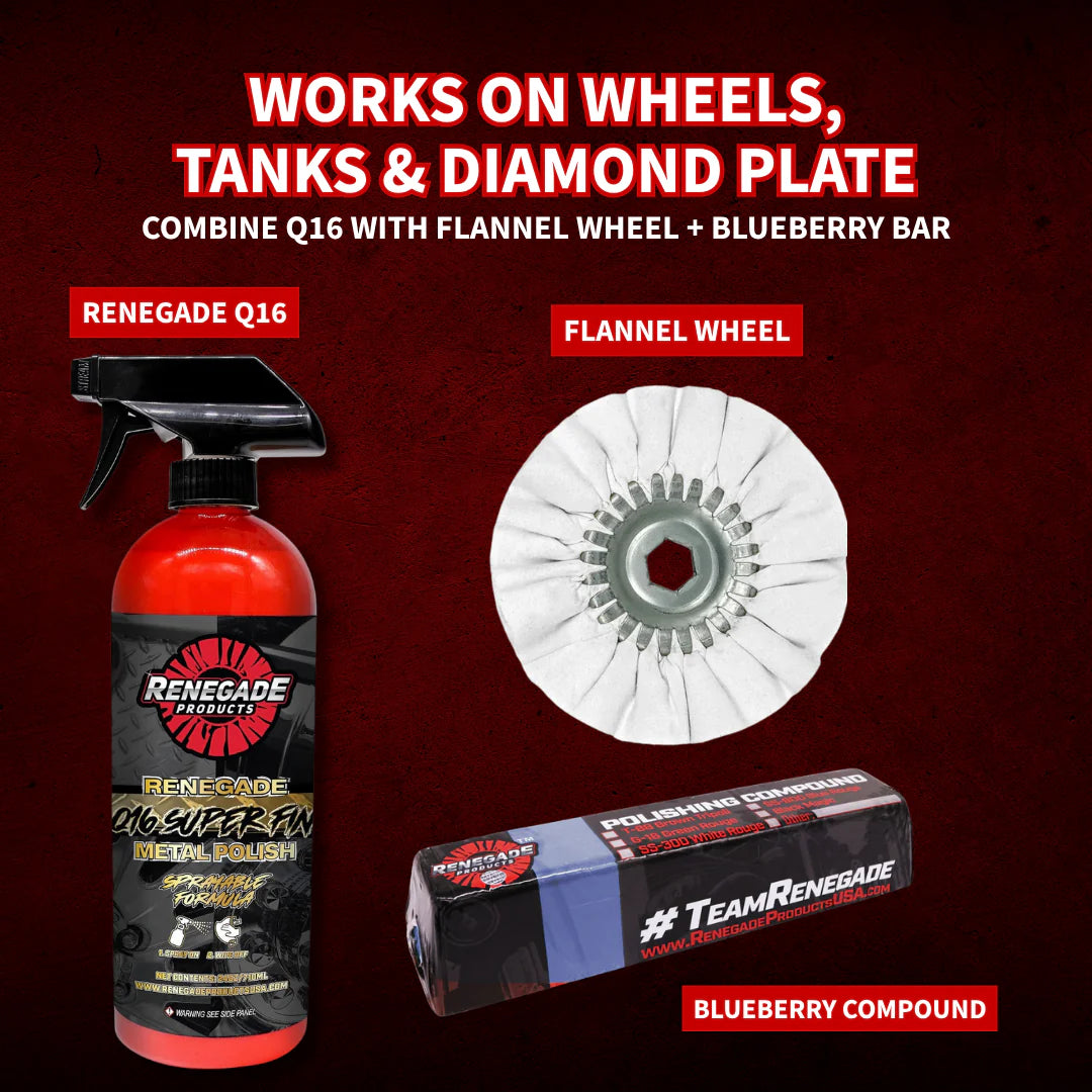 Renegade Q16 Super Fine Metal Polish - 24 oz