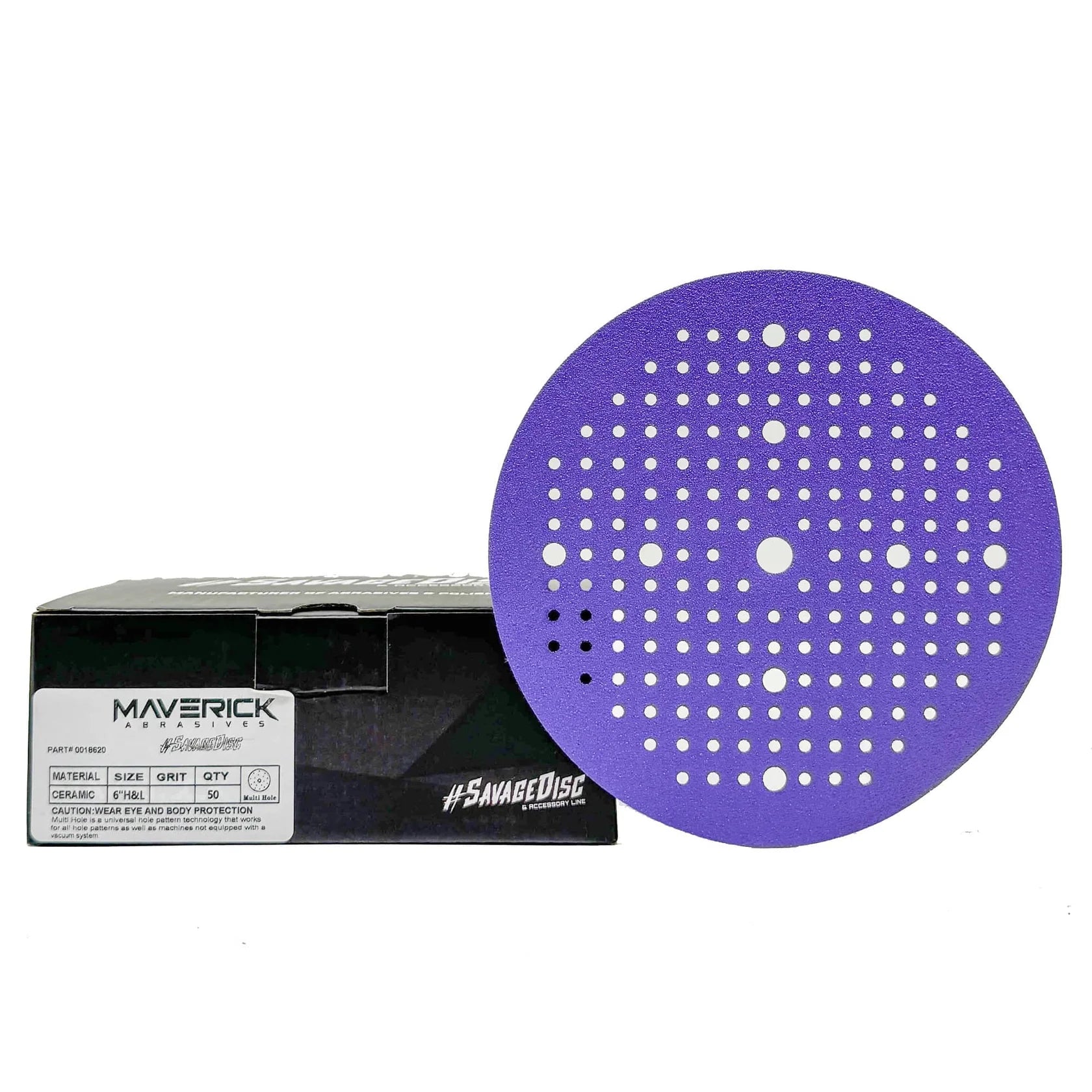 6" Ceramic Sanding Disc / 400 Grit (50 Pack)