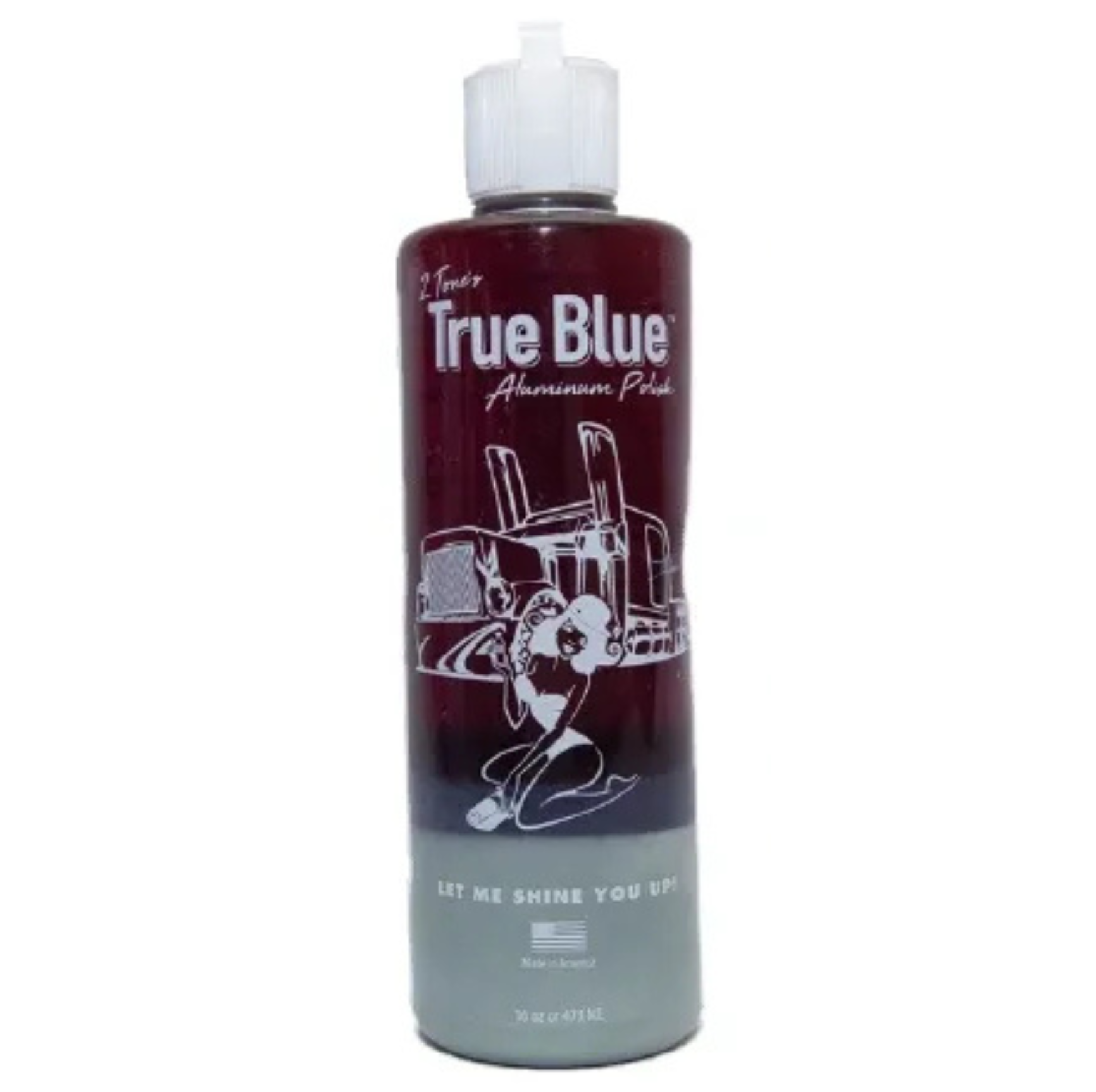 2 Tone's True Blue Aluminum Polish - 16 oz