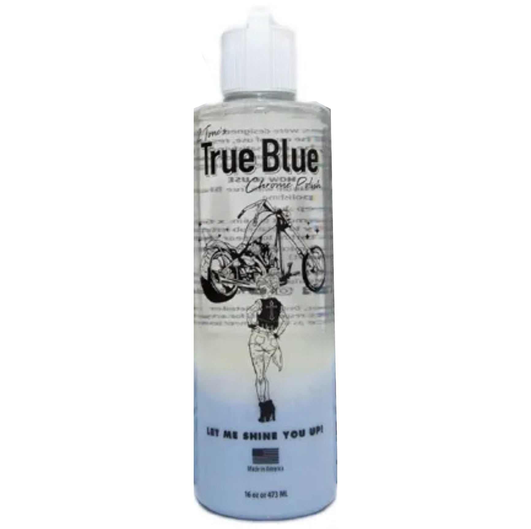 2 Tone's True Blue Chrome Polish - 16 oz