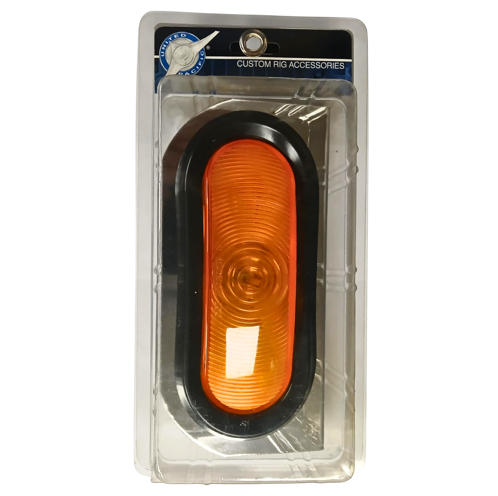 Amber Oval INCANDESCENT Light with Stainless Bracket