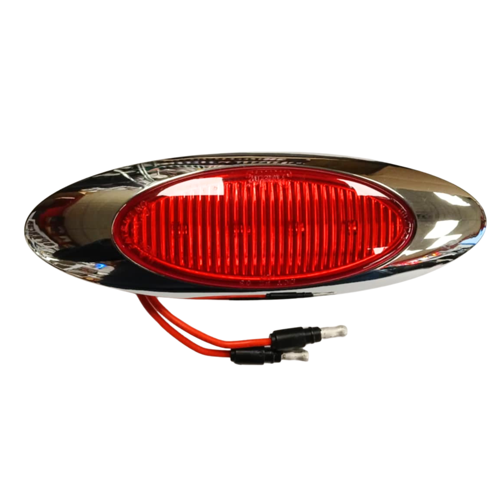 Red LED Clearance Marker Light with Bezel