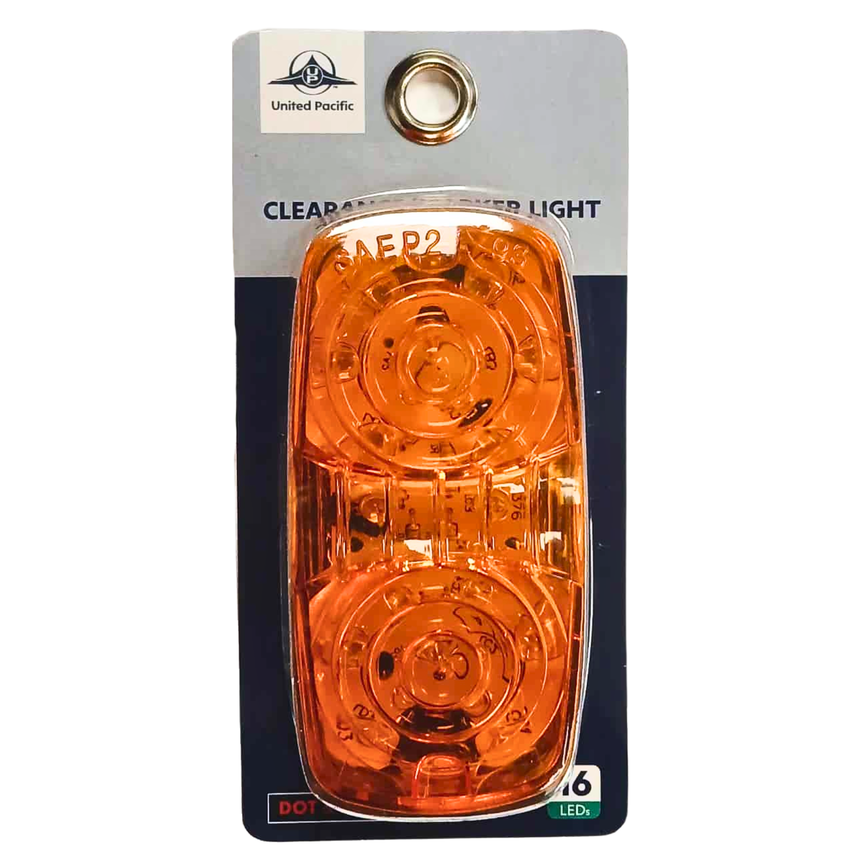 4" x 2" Amber Tiger Eye LED