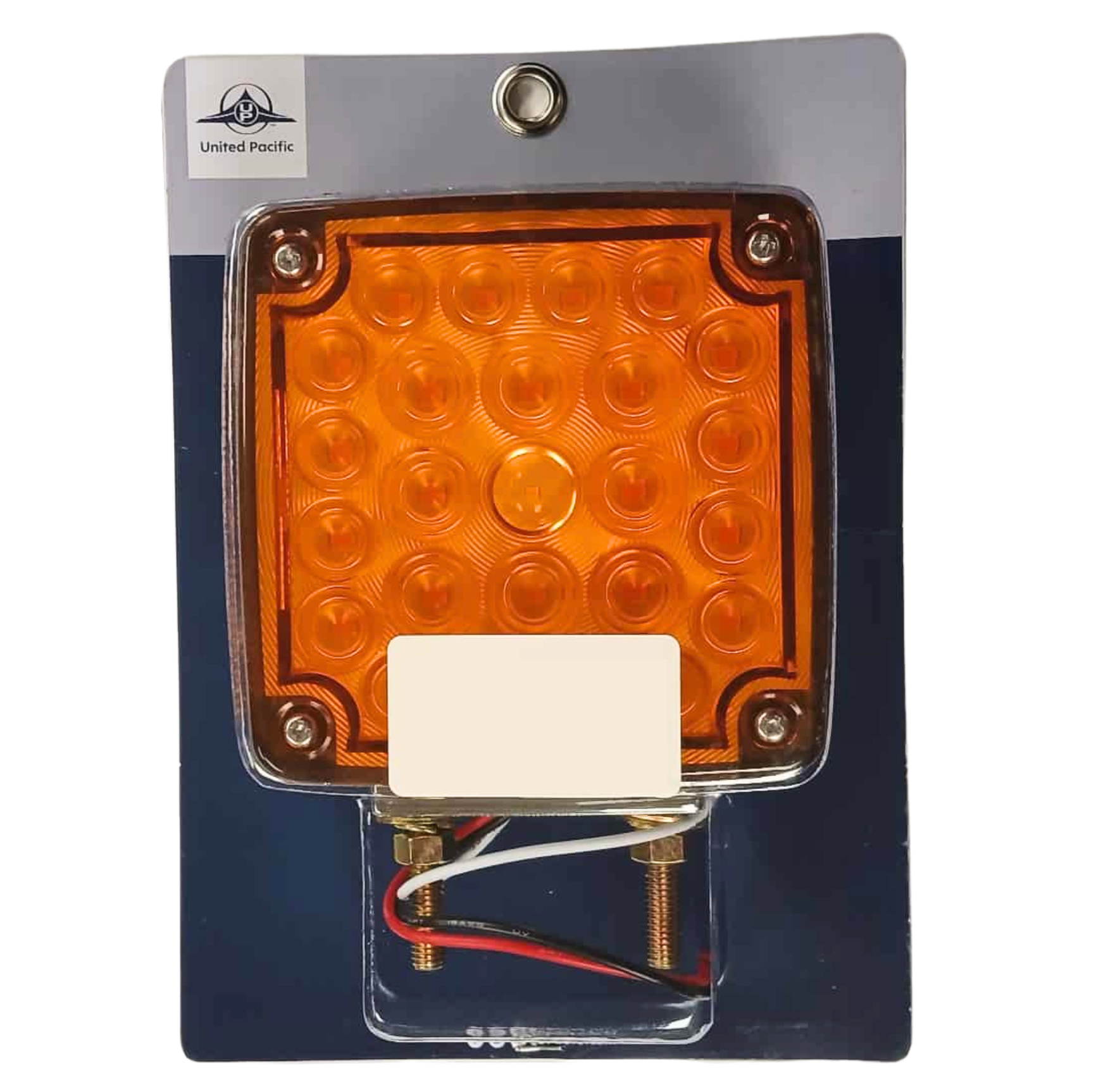 Amber/Red 52 LED Double Face Turn Signal Light (Passenger) Double Post