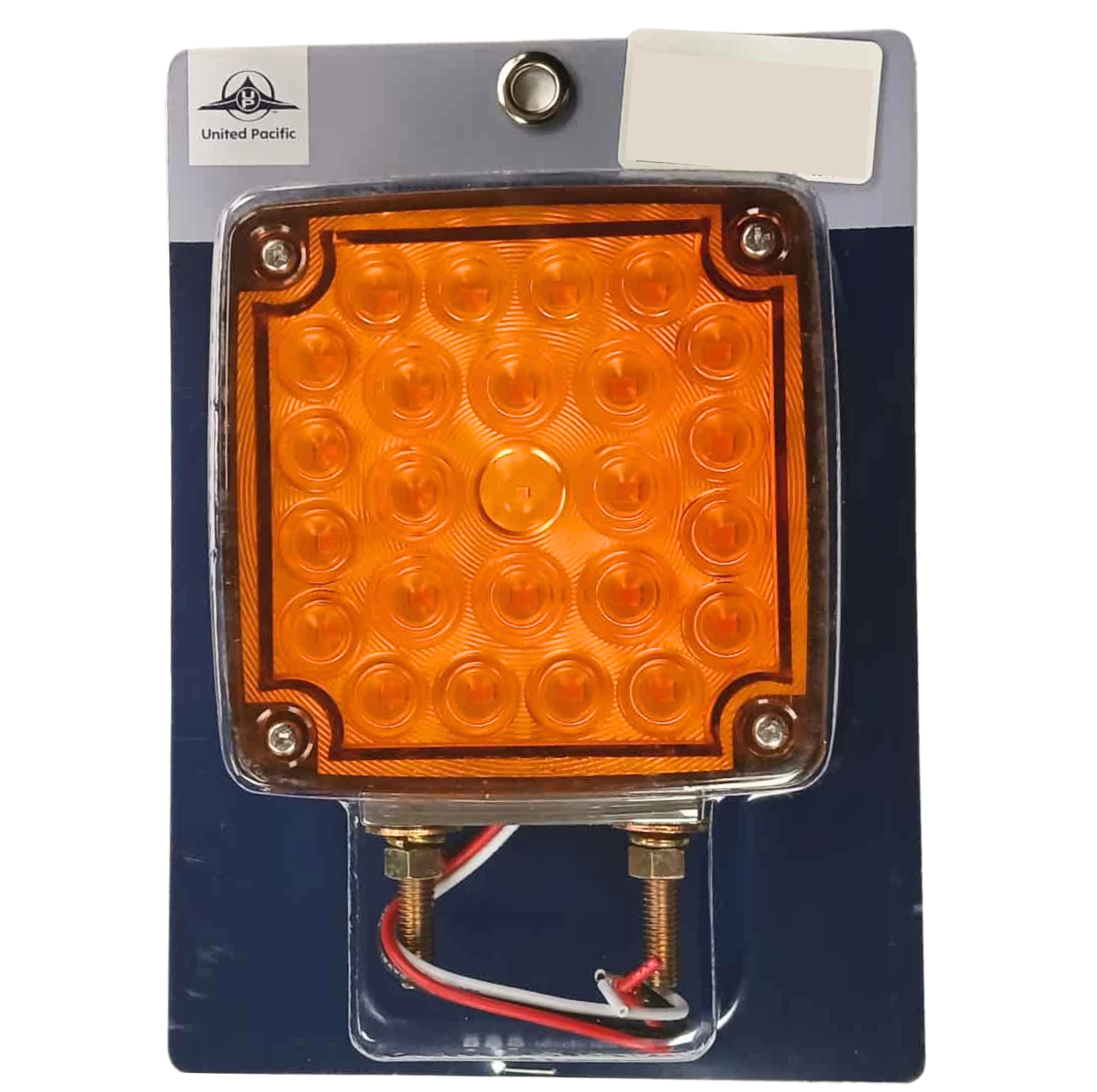Amber/Red 52 LED Double Face Turn Signal Light (Driver) Double Post