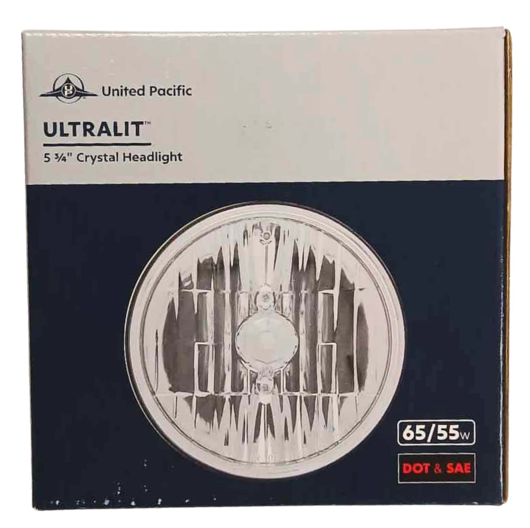 5 3/4" Ultralit Crystal Halogen Headlight