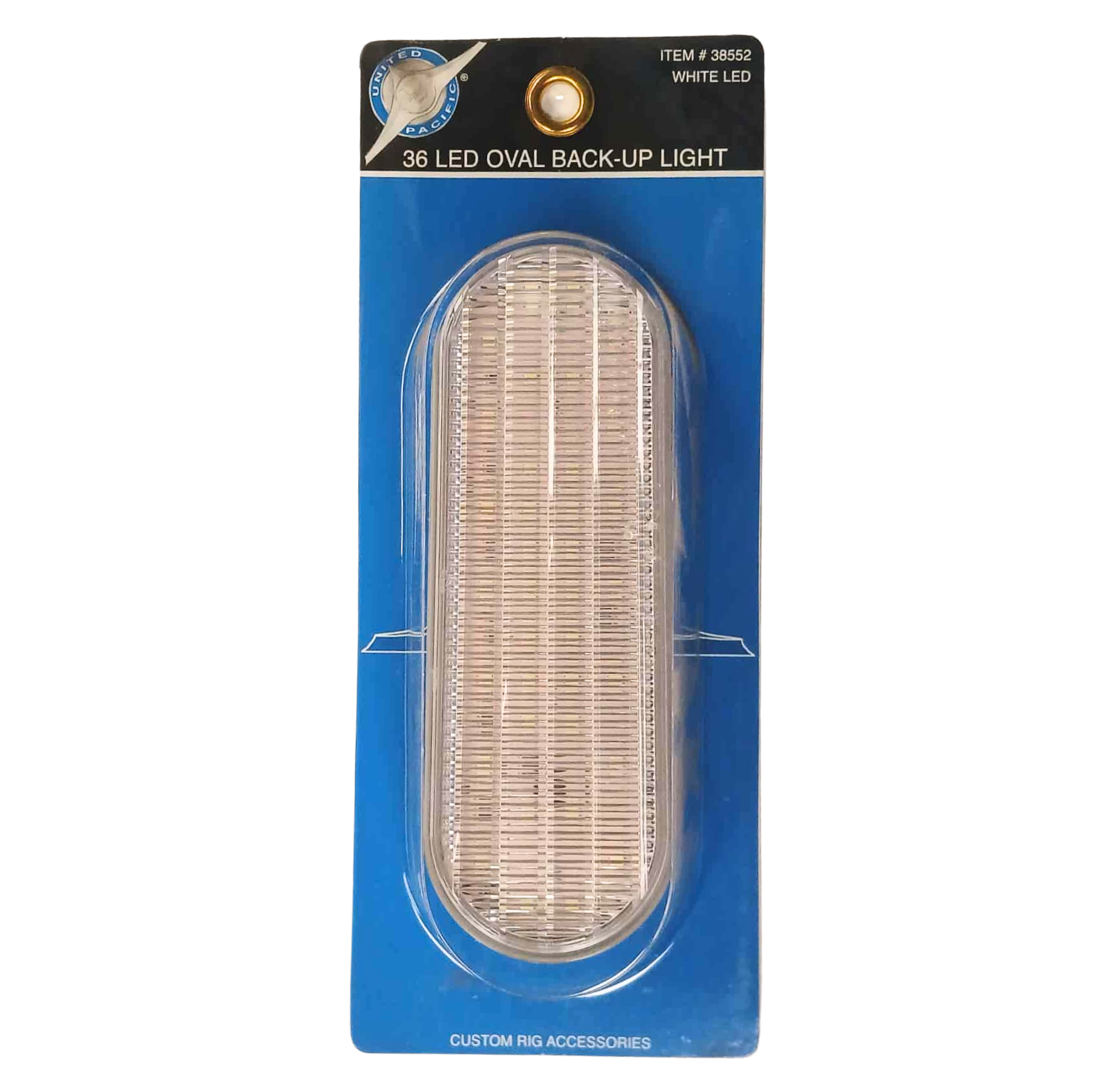 White Oval Back Up Light