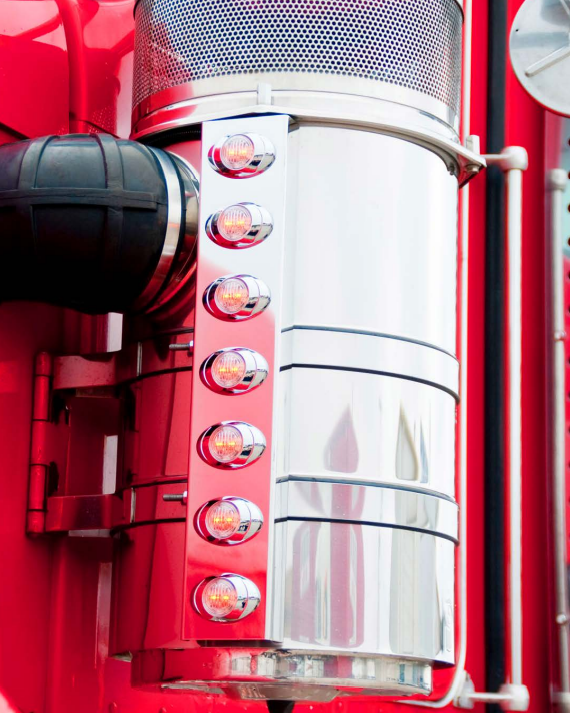 22" Amber LED Air Cleaner Light Set