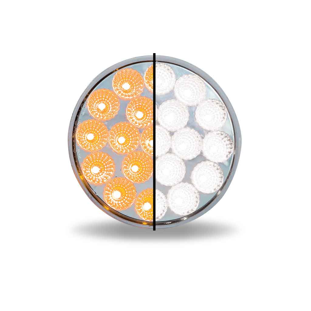 4" Amber/White Dual Function Stop/Turn