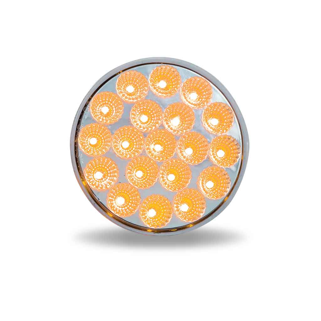 4" Amber/White Dual Function Stop/Turn