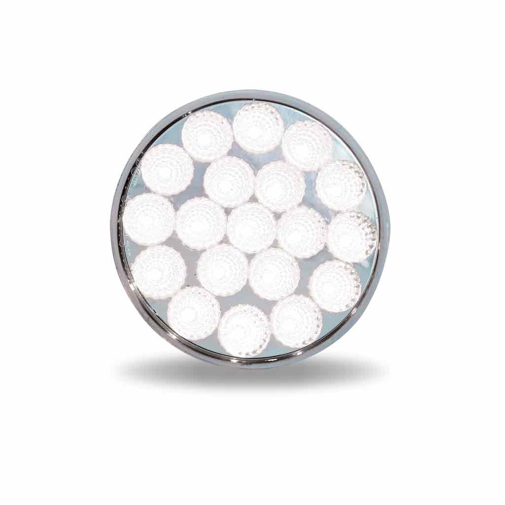 4" Red/White Back Up Light