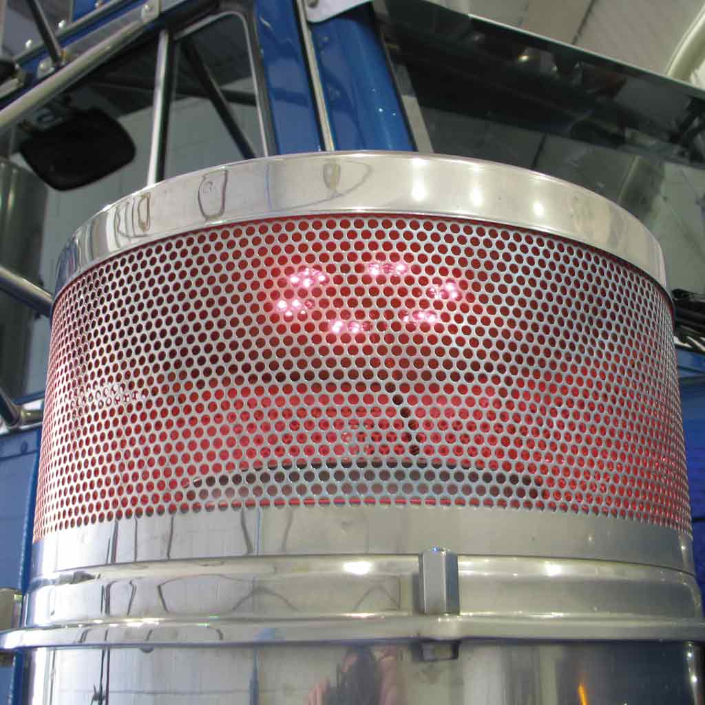 8″ Amber Auxiliary Star LED Light for 15″ Donaldson/Vortox Air Cleaners