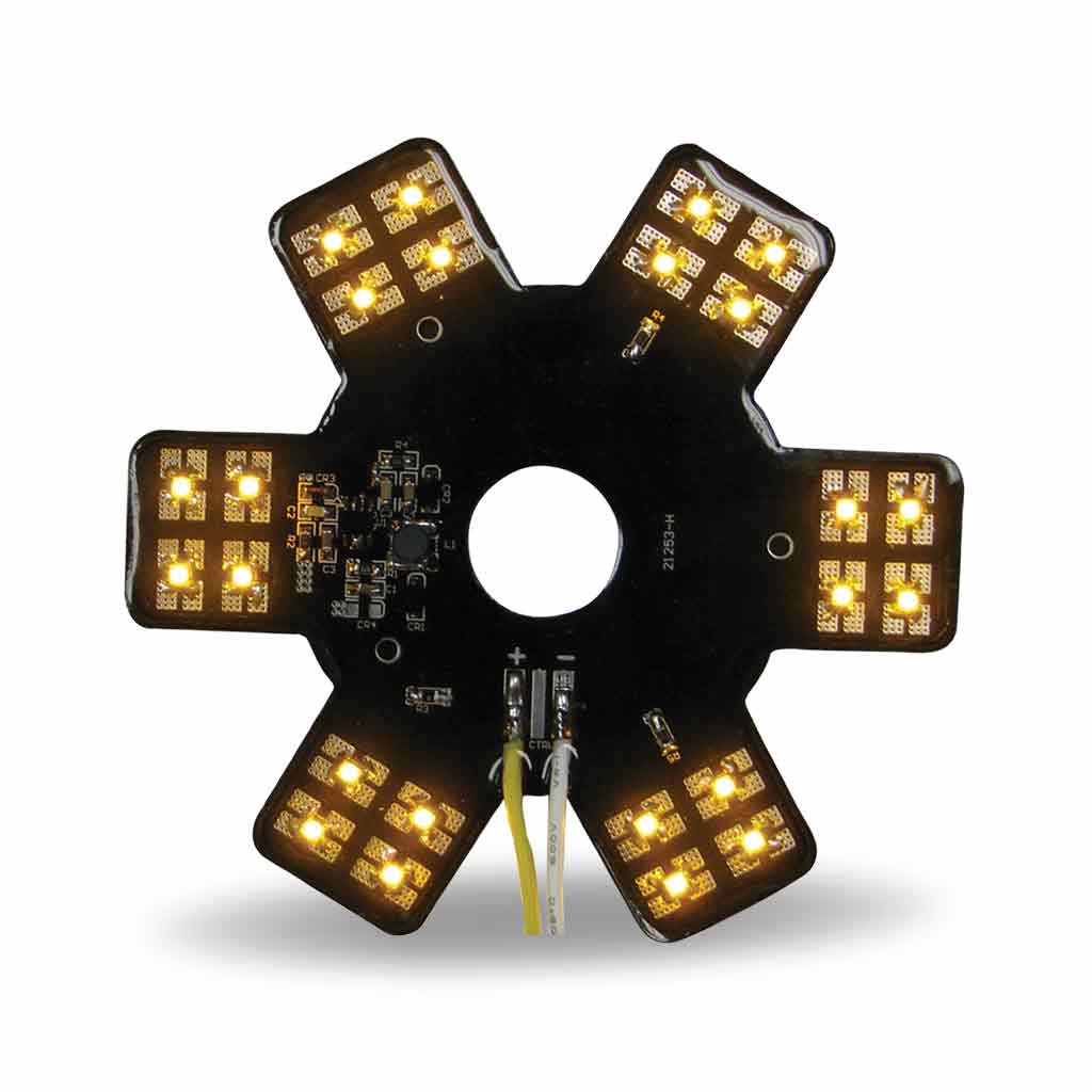 5″ Amber Auxiliary Star LED Light for 13″ & 15″ Donaldson/Vortox Air Cleaners