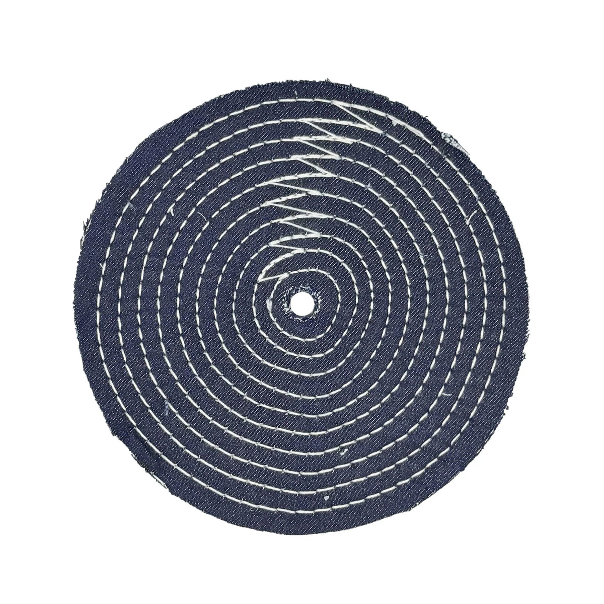 9" Stitched Denim Buffing Wheel