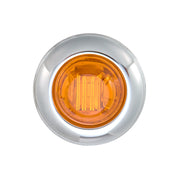 3/4" Round Amber Clearance Marker / Auxiliary Turn