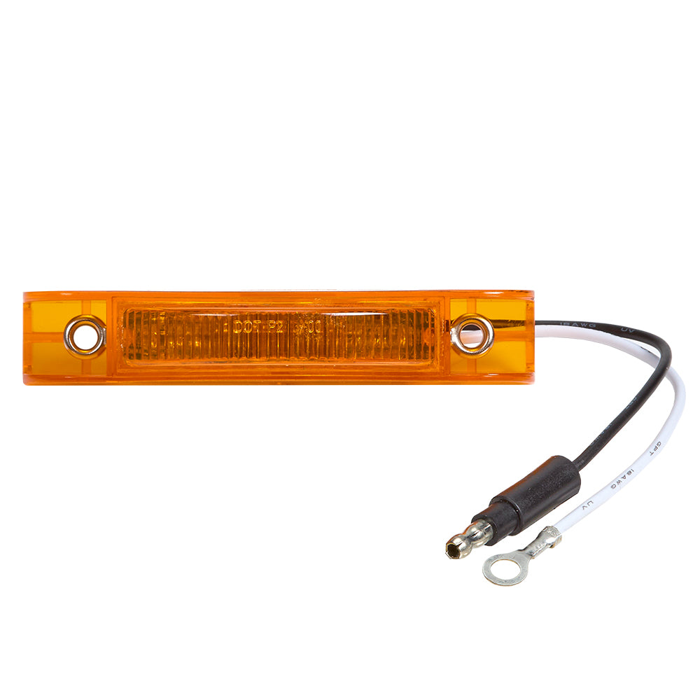 3/4" x 4" Amber LED Rectangular Clearance Marker