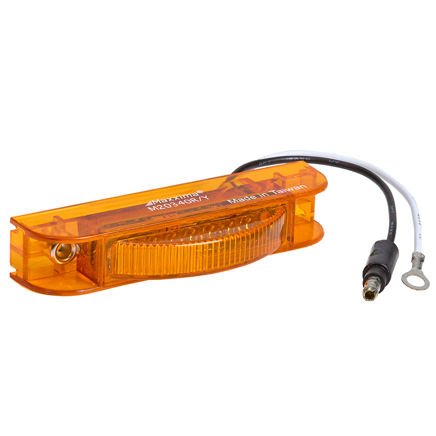 3/4" x 4" Amber LED Rectangular Clearance Marker
