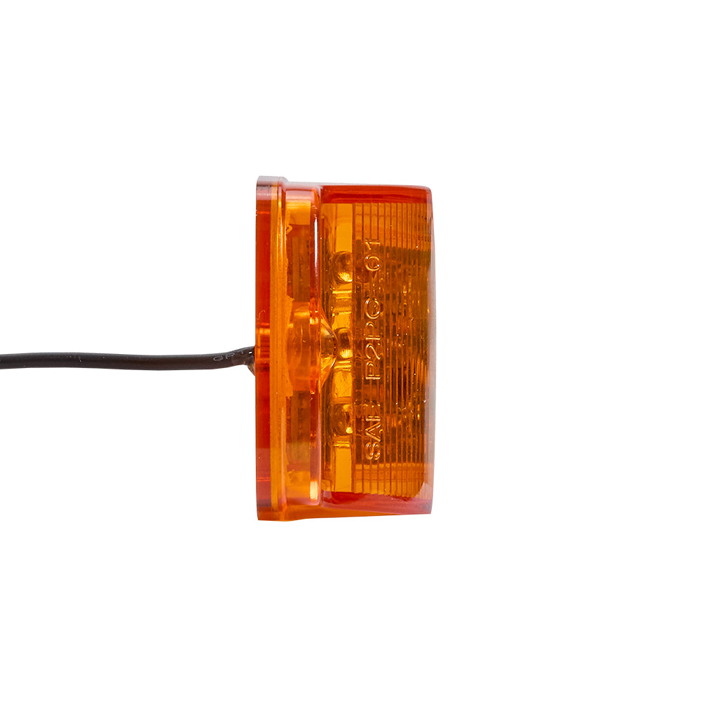 Amber LED Rectangular Clearance Marker